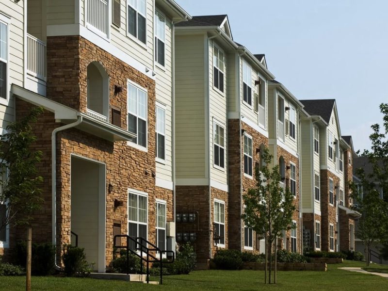 This image shows the landscape view of the tall establishments of TGM Odenton in Odenton, MD